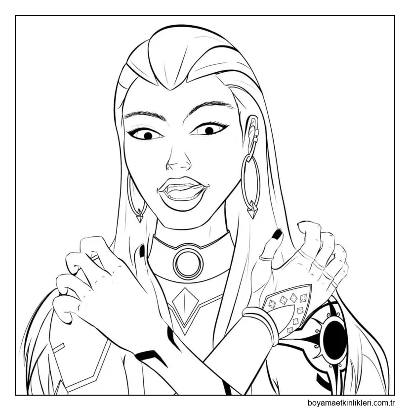 Reyna Valorant'ı çiz