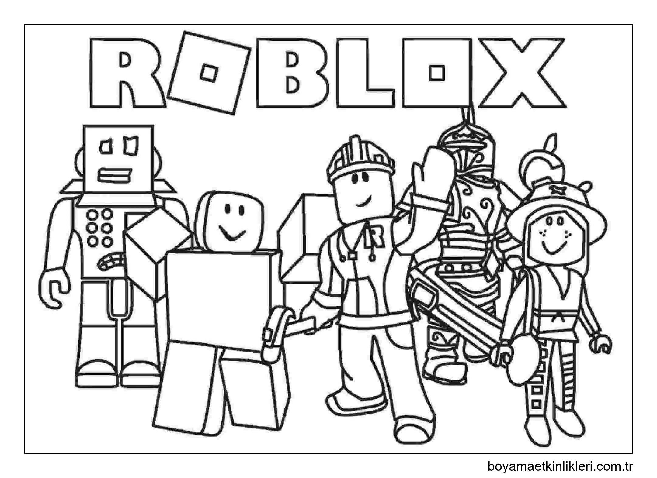 Roblox'tan beş Karakter