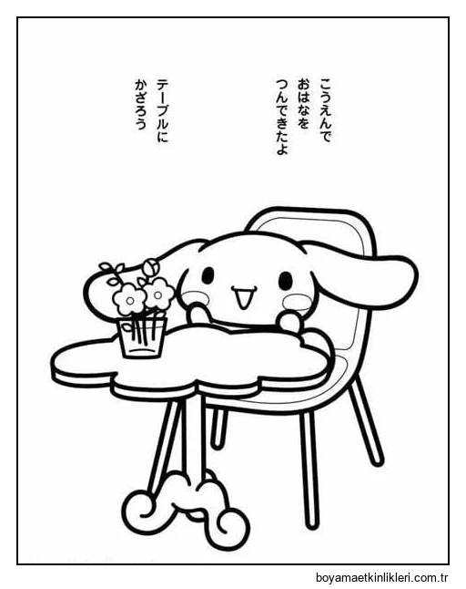 Sevimli Cinnamoroll Resmini Çiz