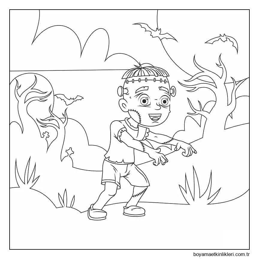 Şirin Cadılar Bayramı Frankenstein