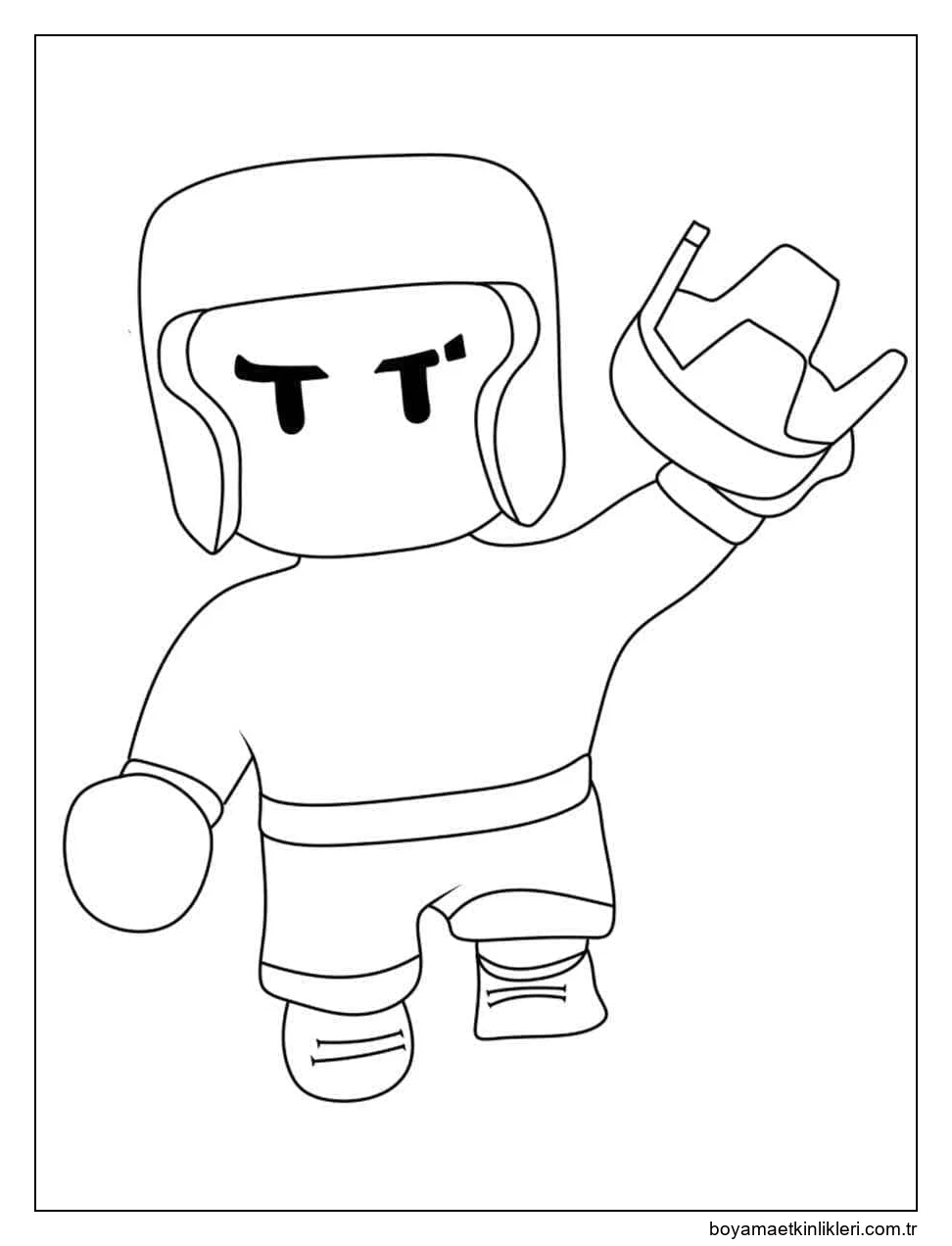 Stumble Guys Boksör Mike