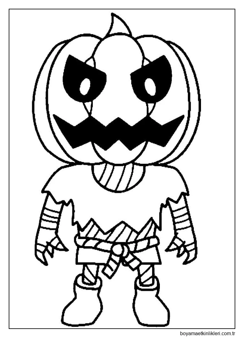 Stumble Guys Jack Lantern'ı çiziyor