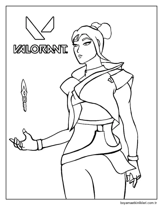 Valorant Ajan Jett'i çizin