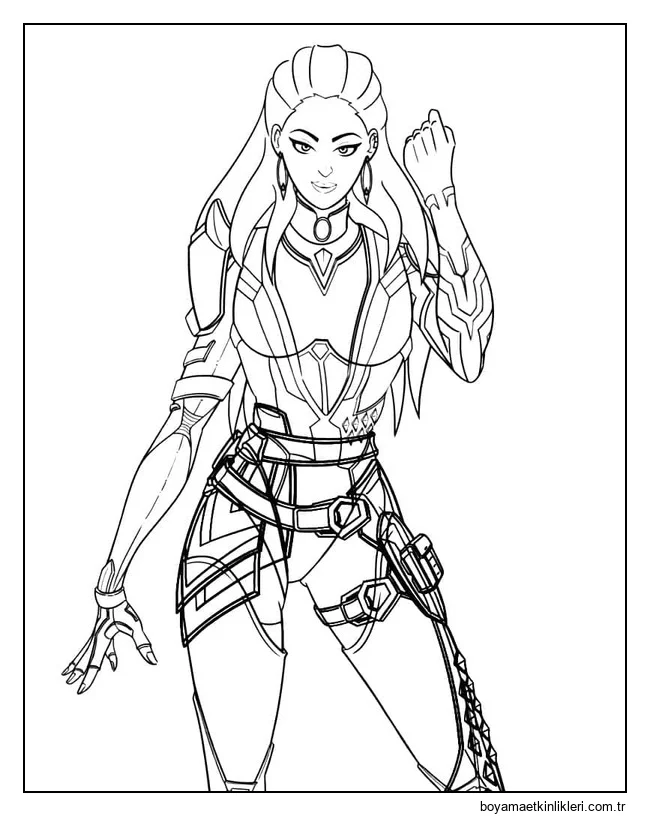 Valorant Ajanı Reyna'yı çiz