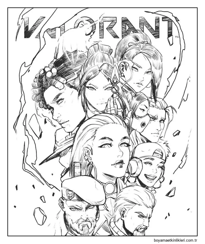 Valorant resmini çiz