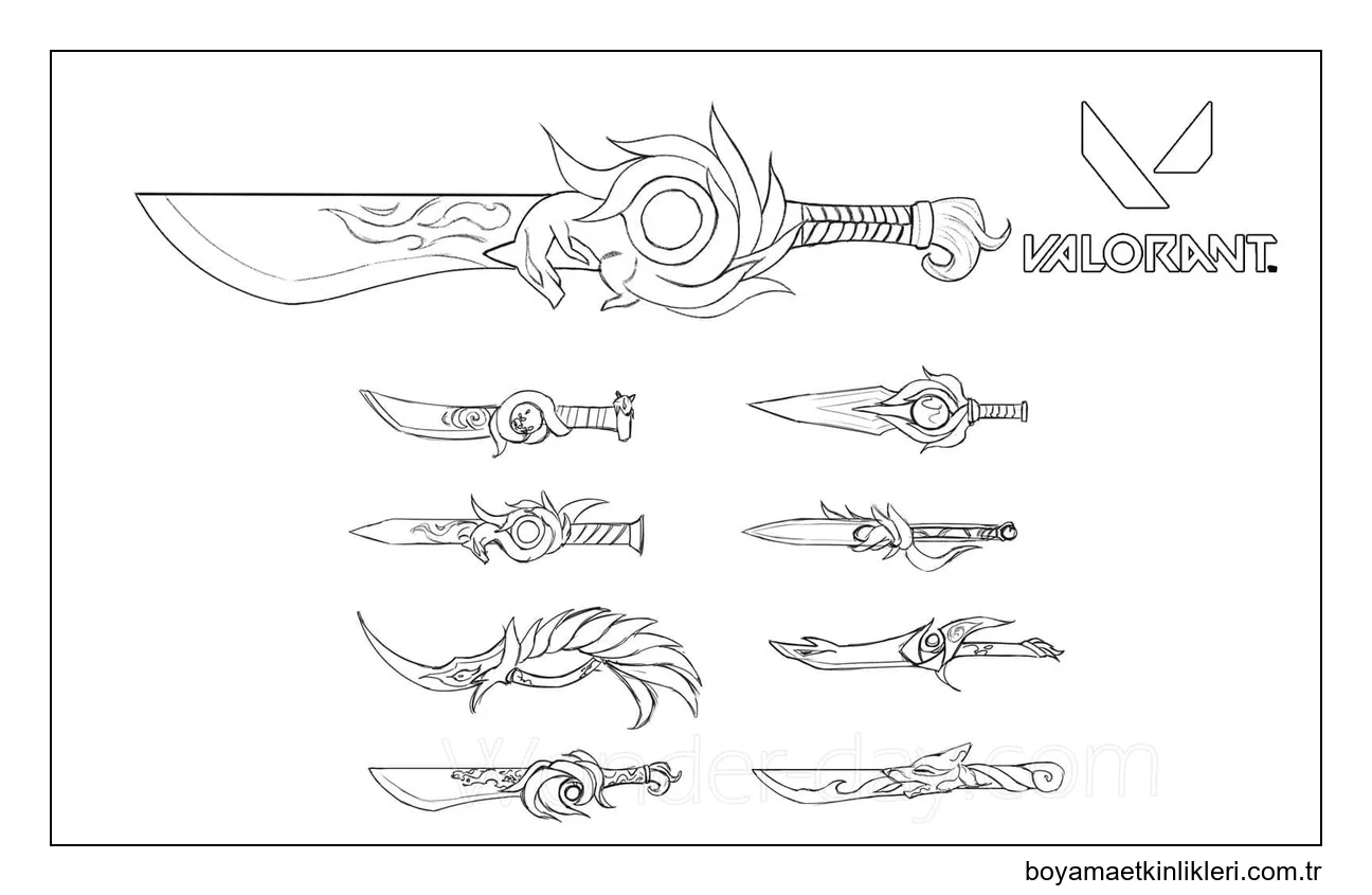 Valorant Silahlarının Çizimi