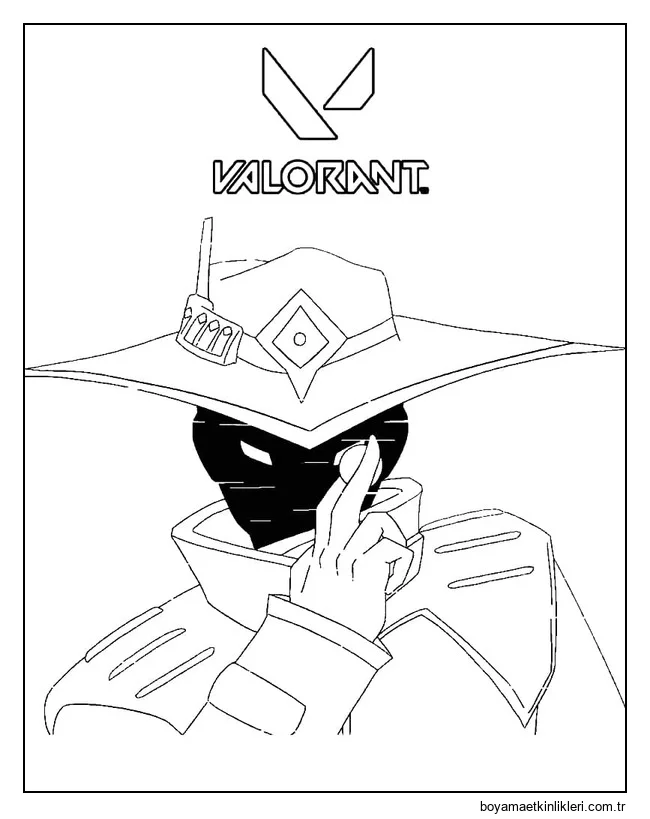 Valorant'ta Agent Cypher'ı çizin