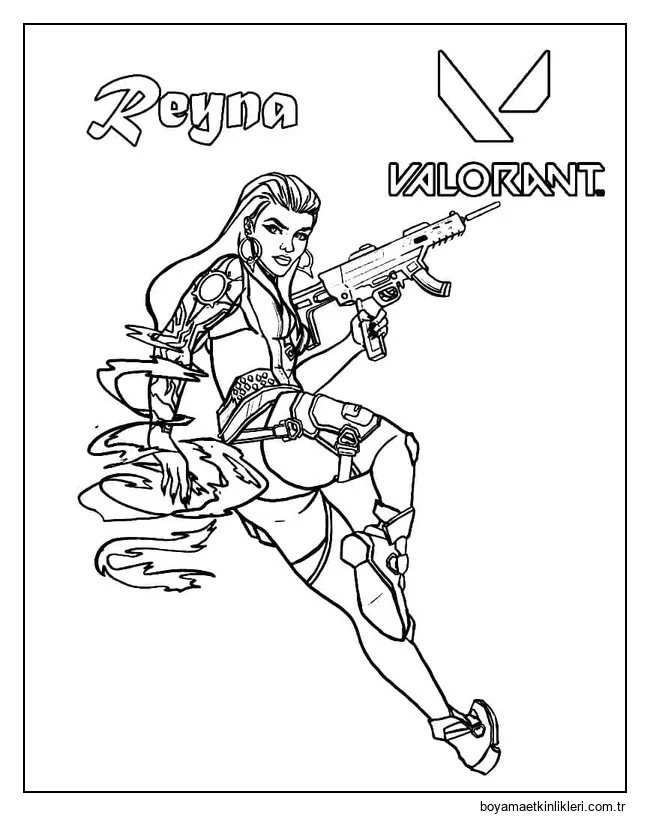 Valorant'ta Reyna'yı çizin