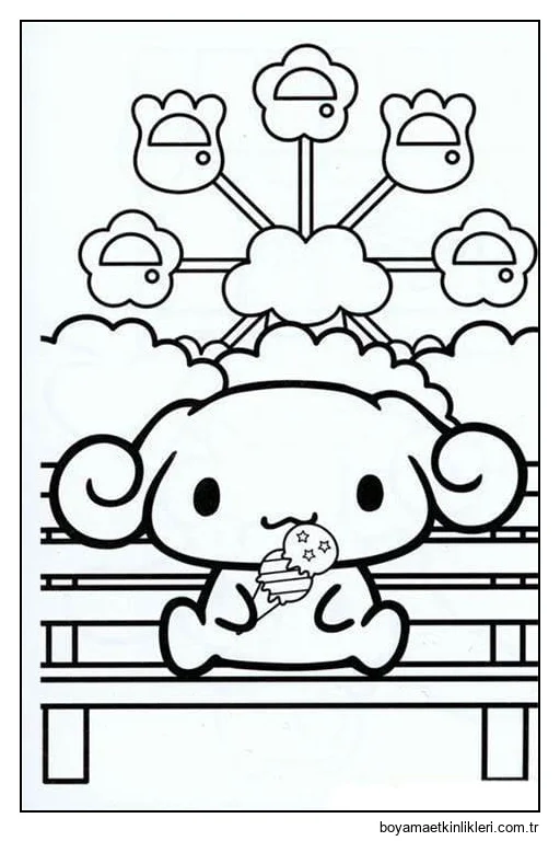 Yazdırılabilir Cinnamoroll çiz