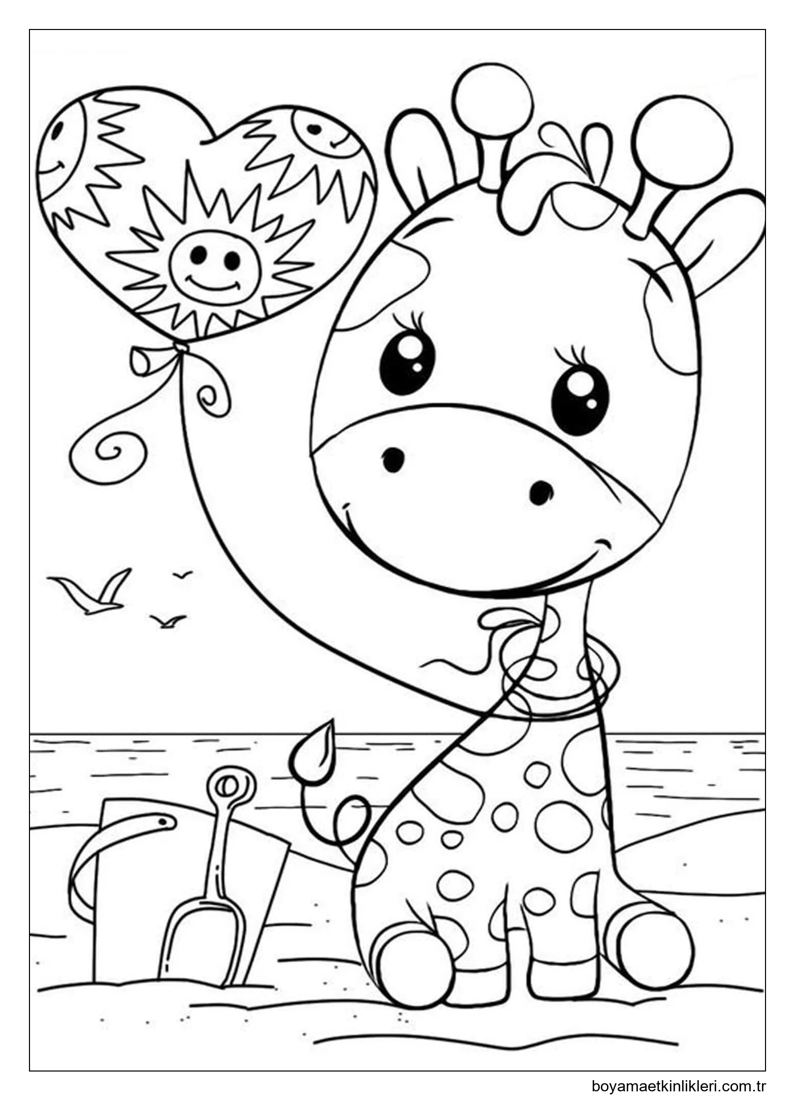 Balonlu Şirin Zürafa