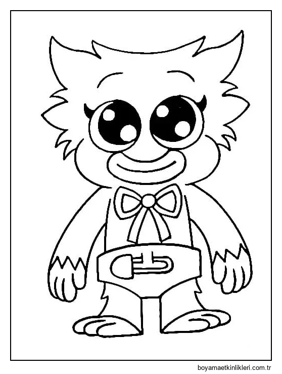 Bebek Huggy Wuggy'yi çiz