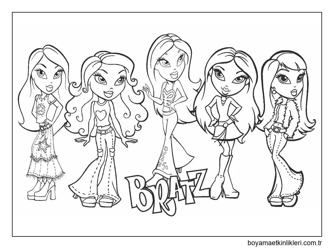 Bratz Baskı için Tasarım