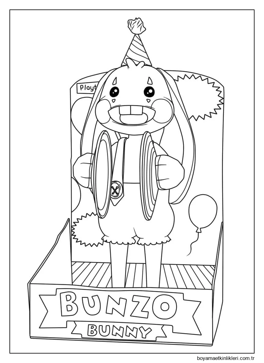 Bunzo Tavşan Oyuncağını Çiz