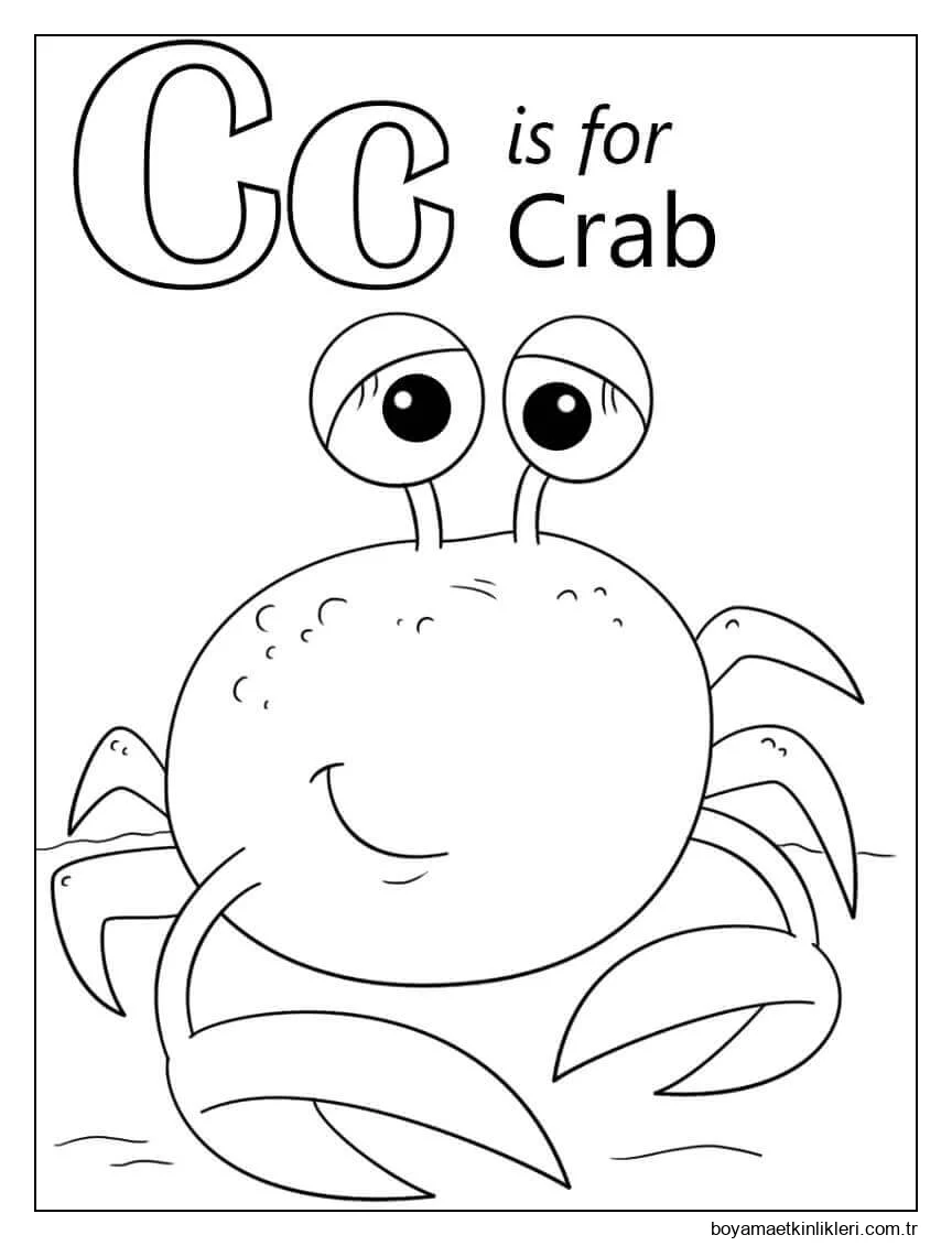 C harfi Yengeç Içindir