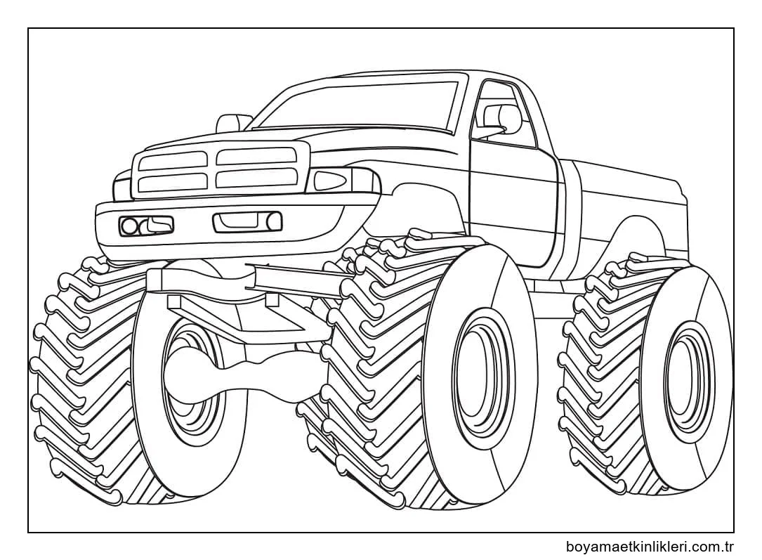 Canavar Kamyon Basılabilir