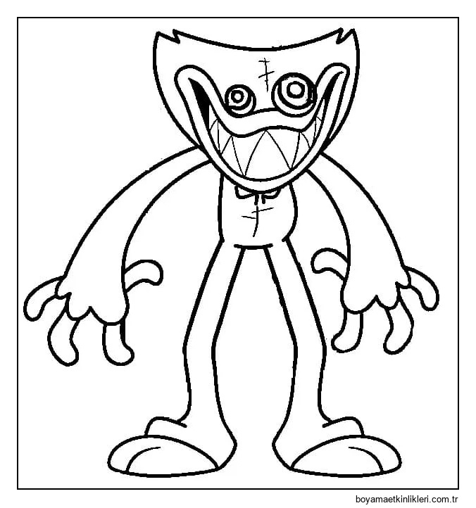 Çılgın Huggy Wuggy'yi çiz