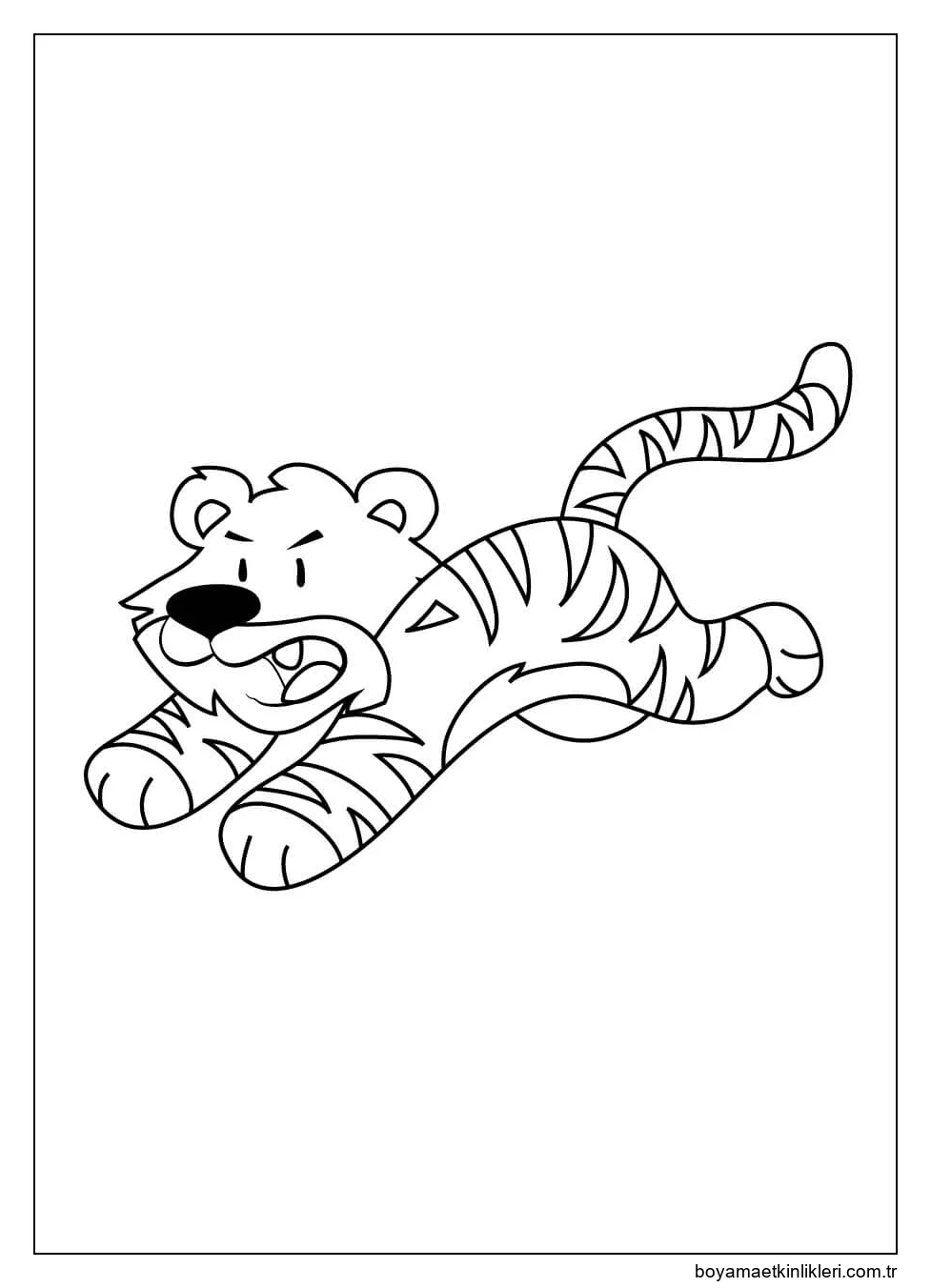 Çizgi Film Kaplan Çalışan