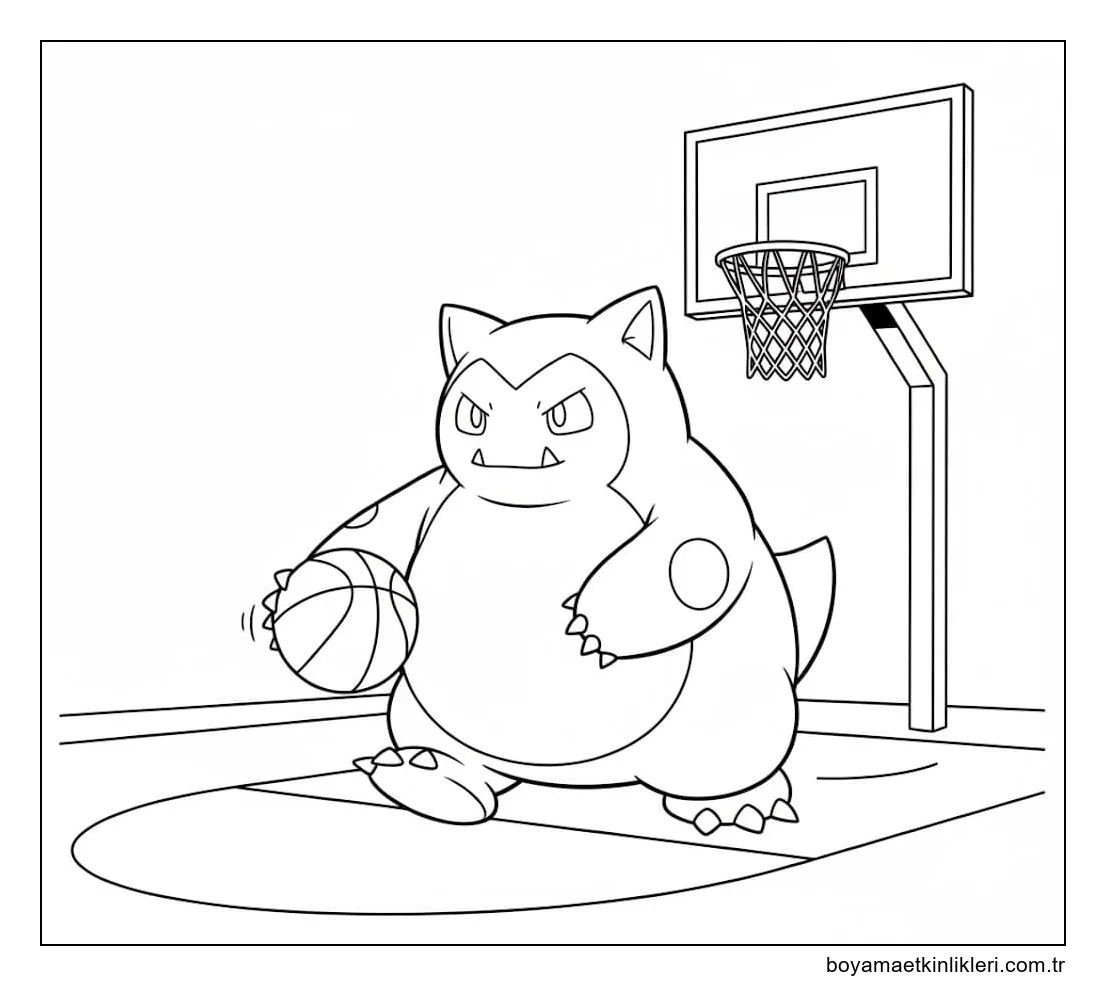 Çizim görüntüsü Snorlax