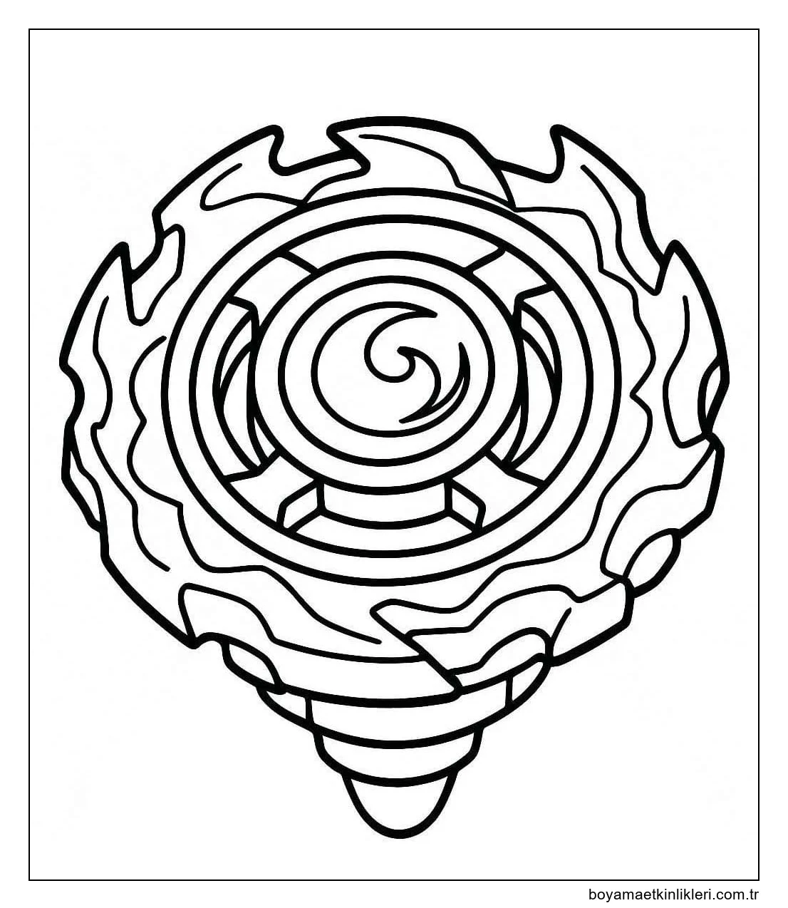 Çizmek Beyblade çocuklar için temel