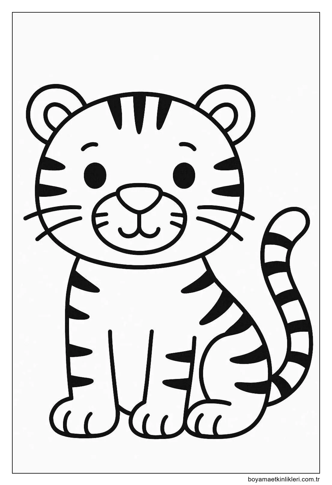 Çizmek Kaplan çocuklar için yazdırılabilir