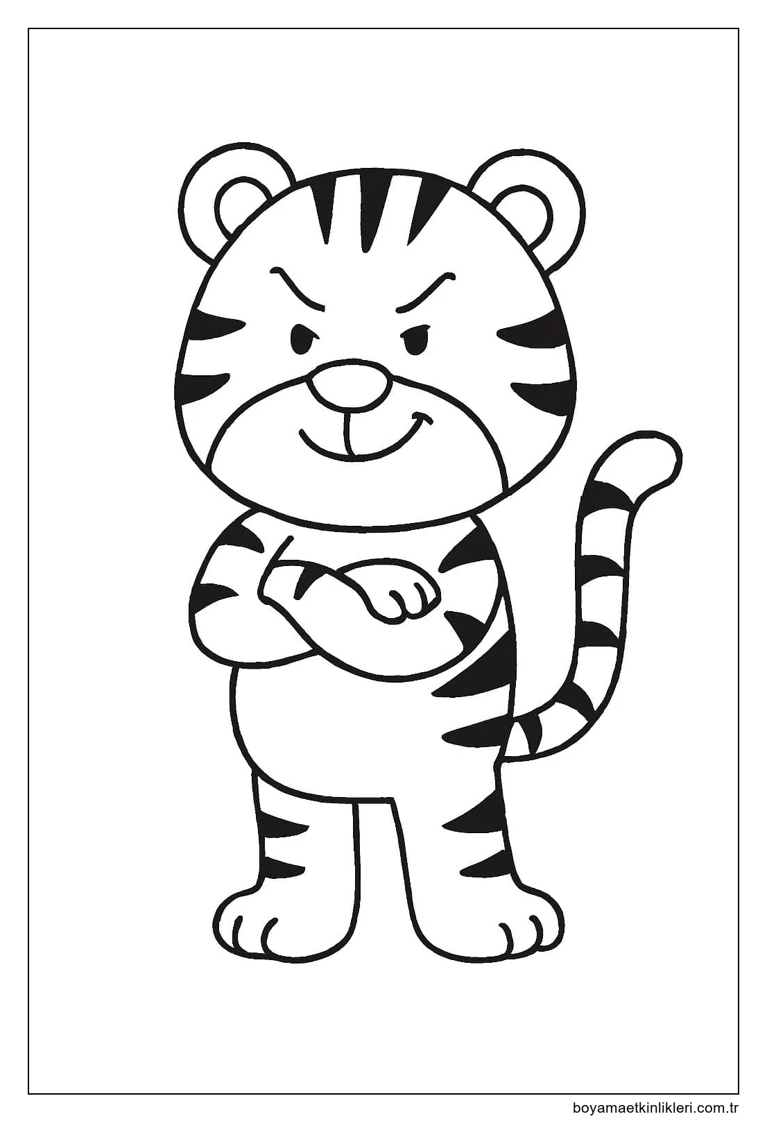 Çizmek Kaplan yazdırılabilir