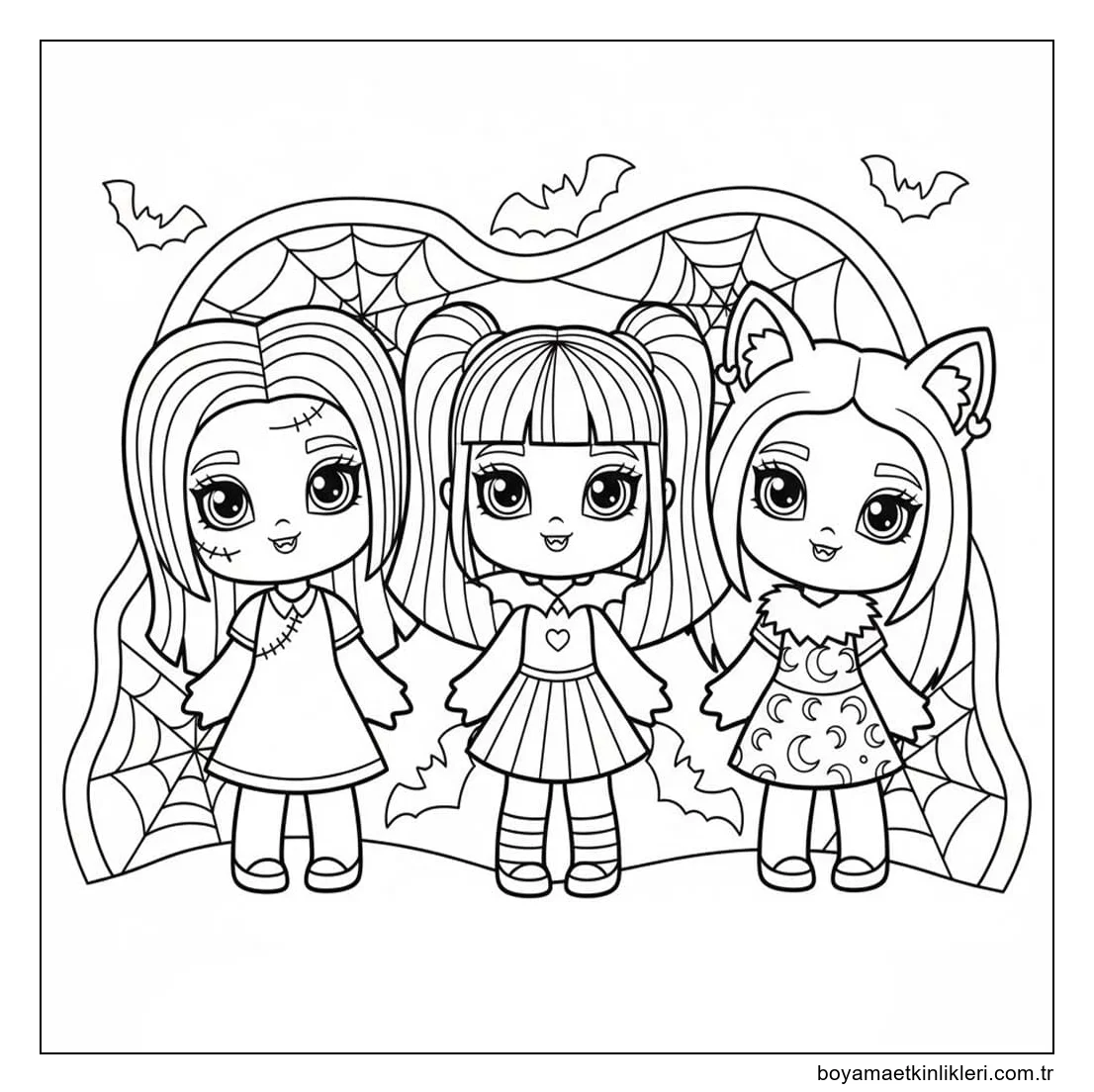 Çizmek Monster High çocuklar için temel