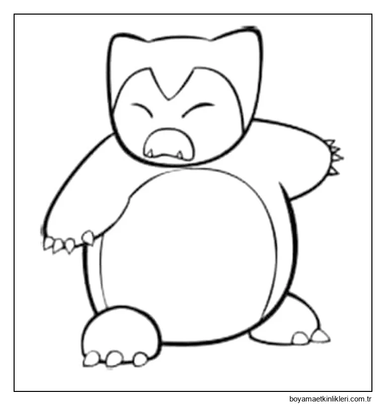 Çizmek Snorlax basit