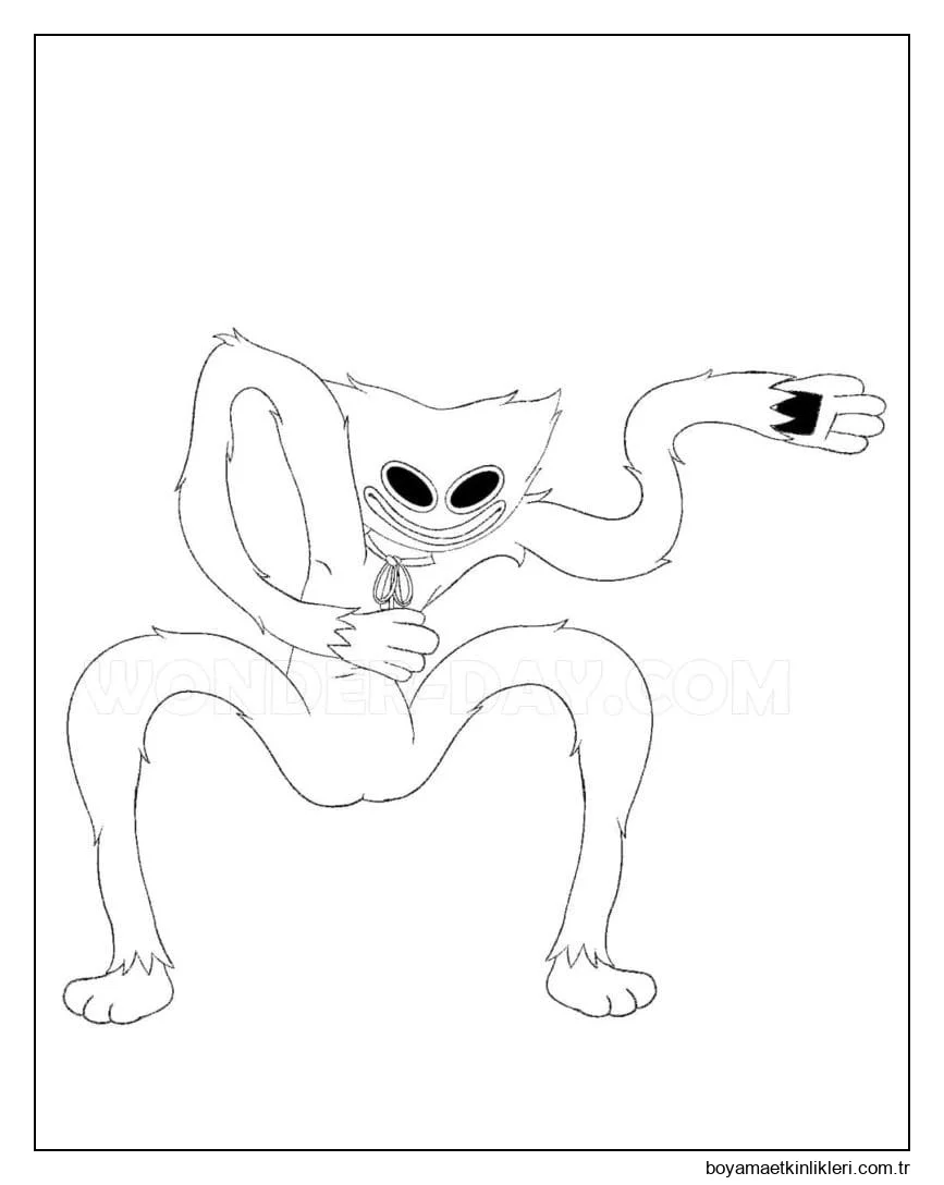 Dans Eden Huggy Wuggy'yi Çiz