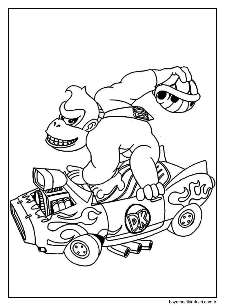 Eşek Kong Araba Sürüyor