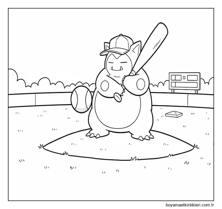 Görüntü Snorlax basit