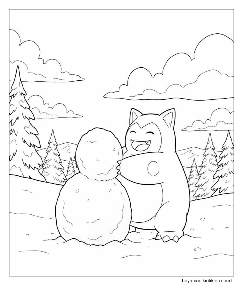 Görüntü Snorlax kolay