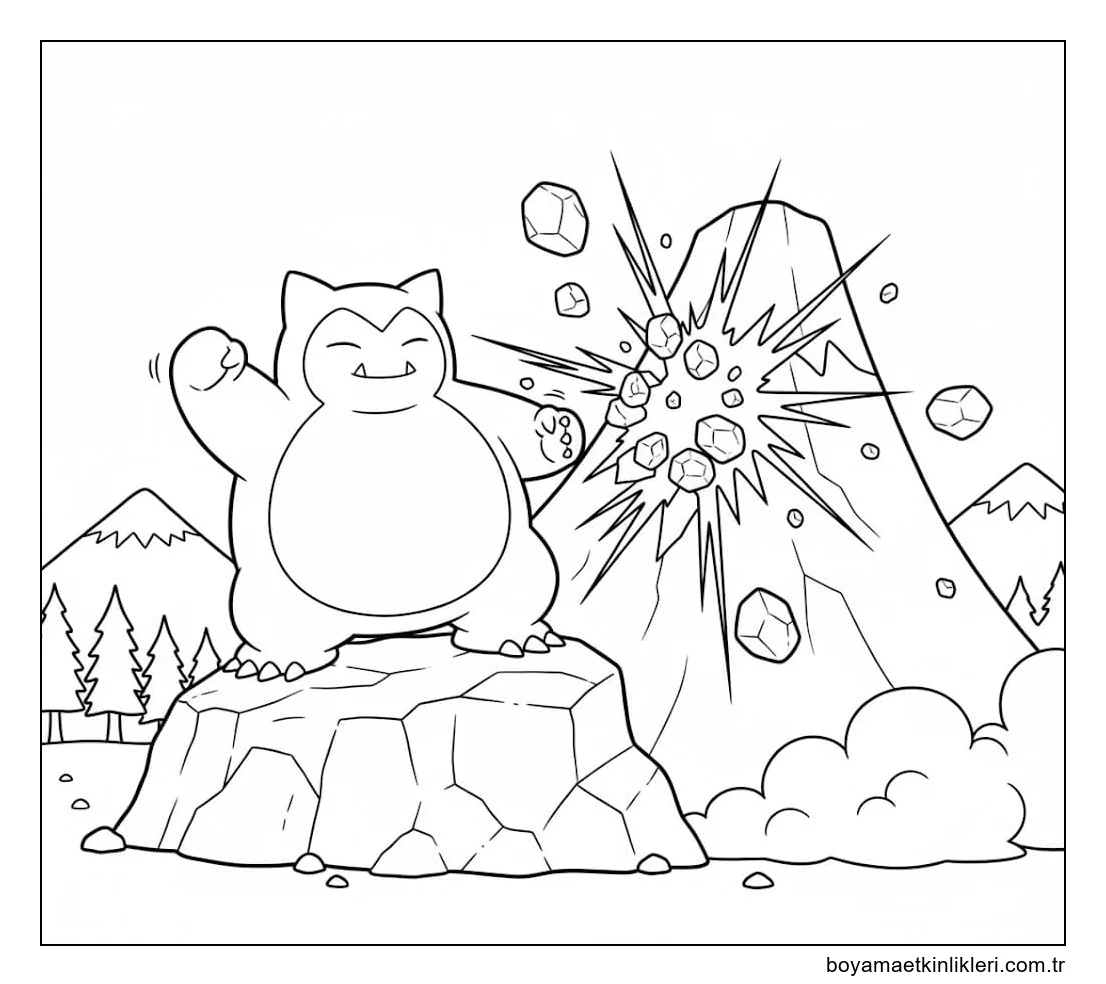 Görüntü Snorlax yazdırılabilir