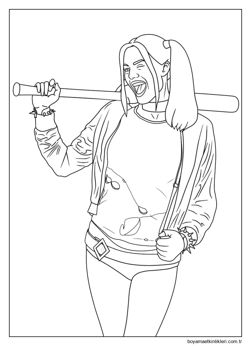 Harley Quinn 5 Yaş Çocuklar İçin