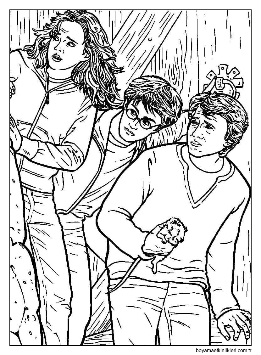 Harry Potter çizimi ücretsiz