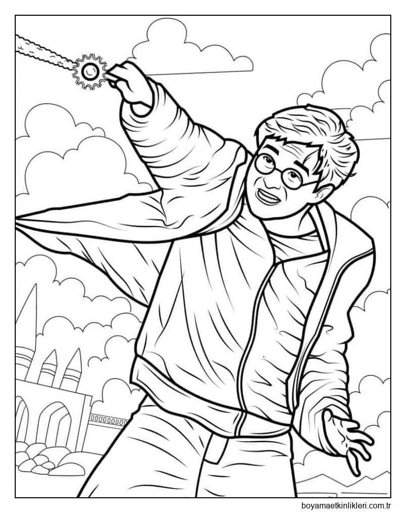 Harry Potter'ı basit çizin