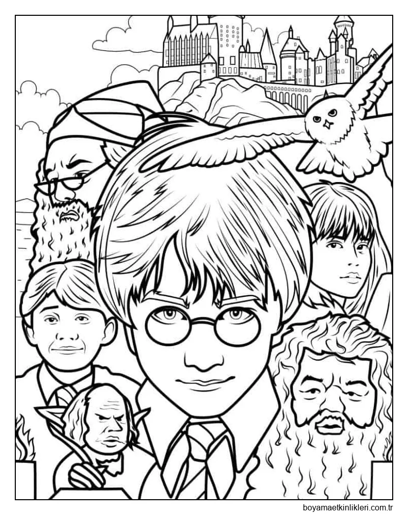 Harry Potter'ı kolay çiz