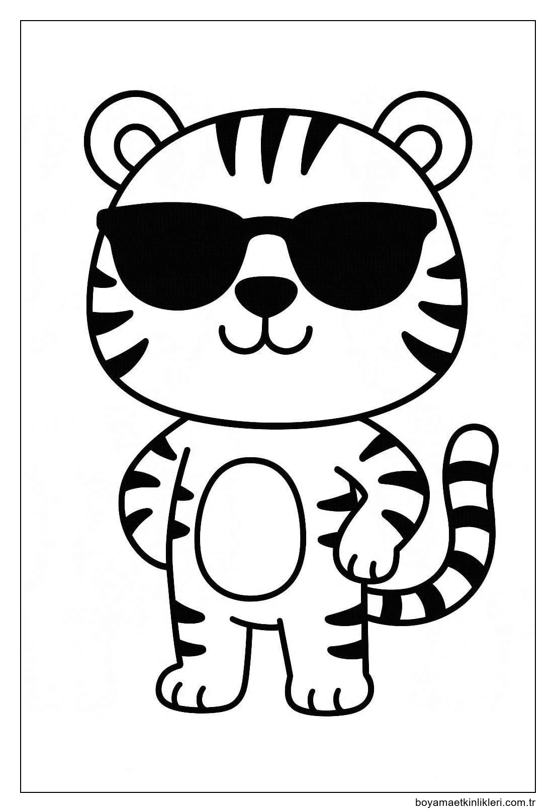 Kaplan çocuklar için ücretsiz yazdırılabilir