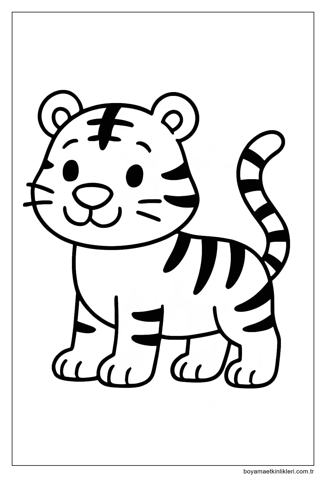 Kaplan çocuklar için yazdırılabilir