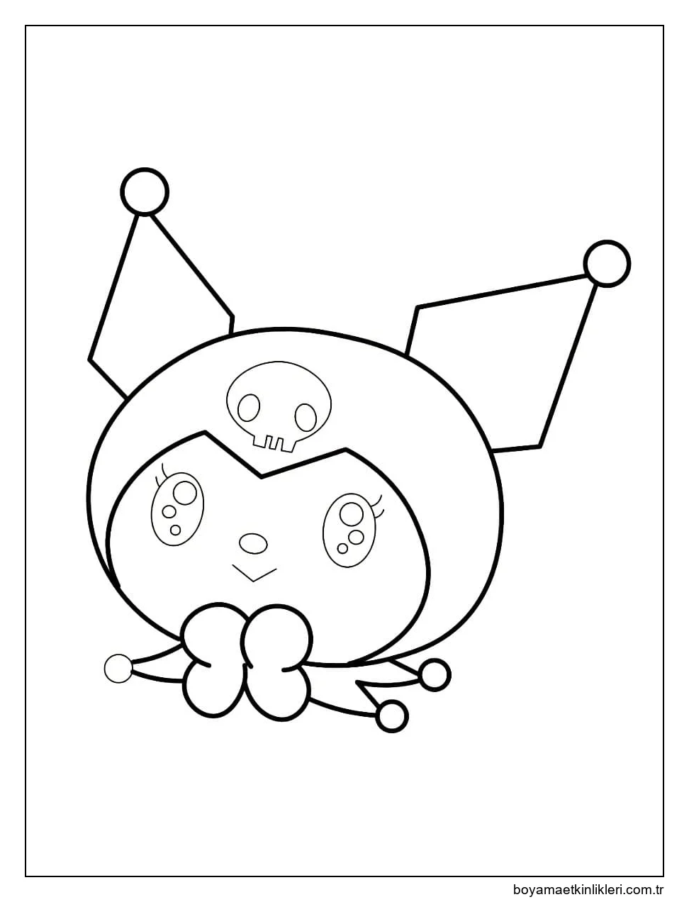 Kawaii Kuromi Yüzü