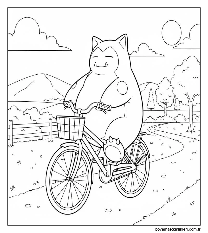 Kolay Snorlax Çizim
