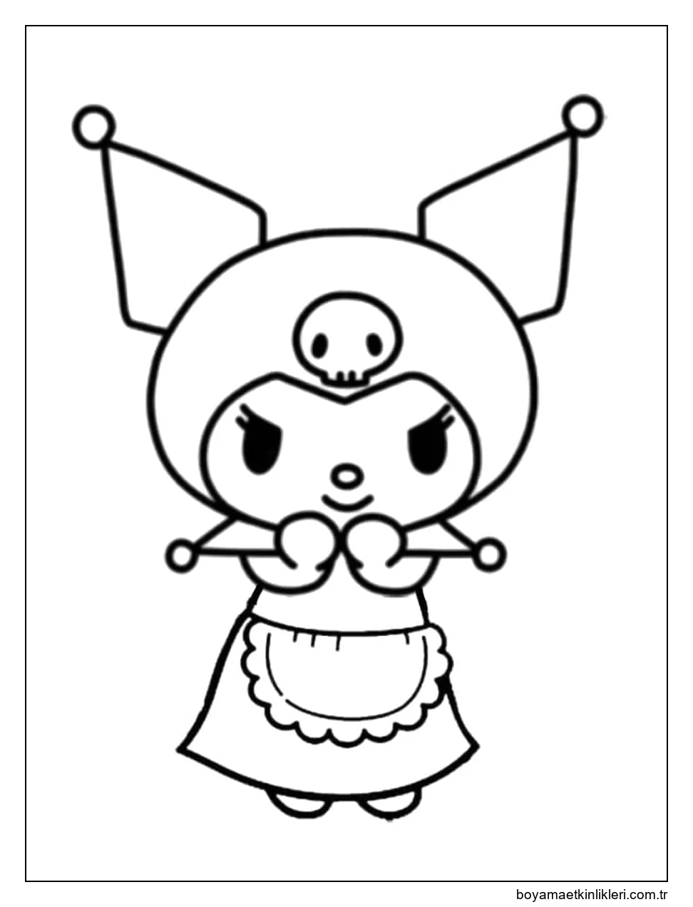 Kuromi gülümsüyor