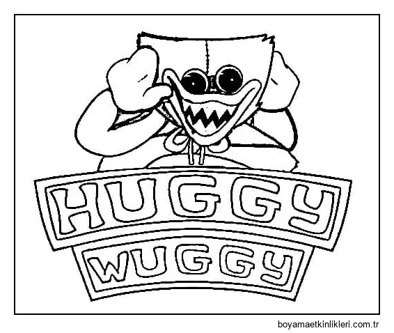 Mavi Canavar Huggy Wuggy'yi çiz