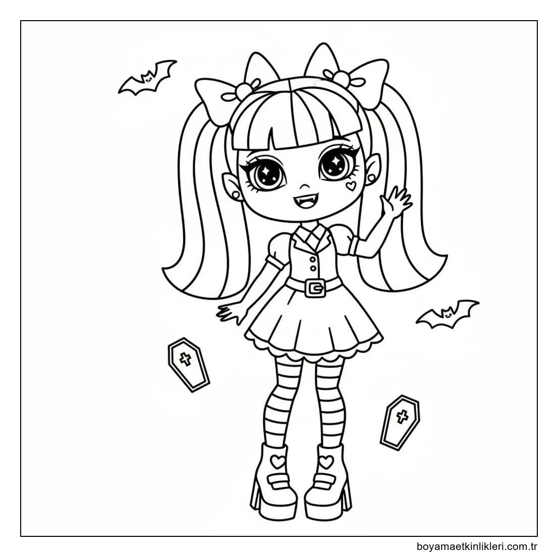 Monster High çocuklar için temel