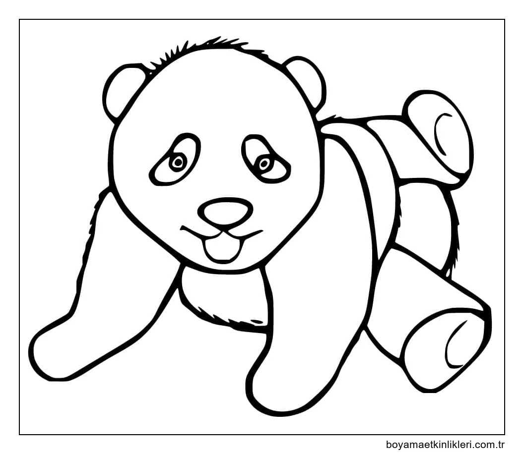 Panda baskısını çiz