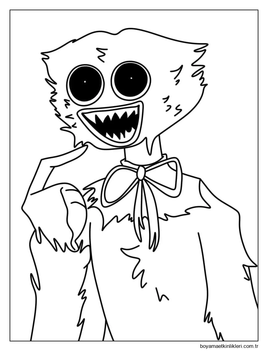 Sevimli Huggy Wuggy'yi çiz