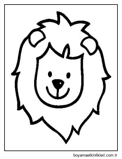 Sevimli Küçük Aslan Yüzü