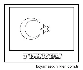 Türk Bayrağı Resim