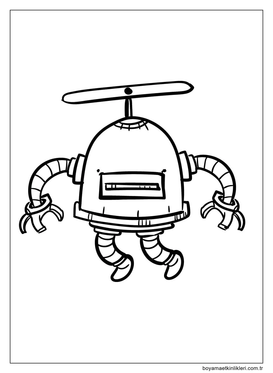 Uçan Robot Çizimi