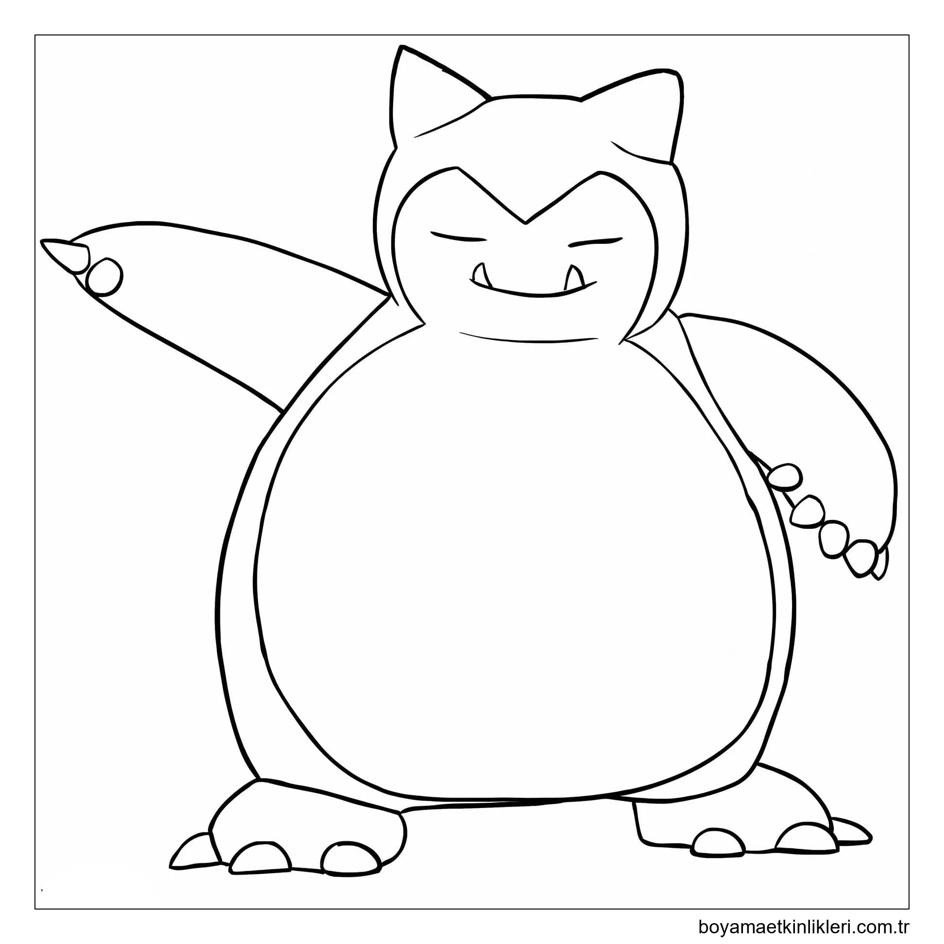 Ücretsiz Snorlax Çizim