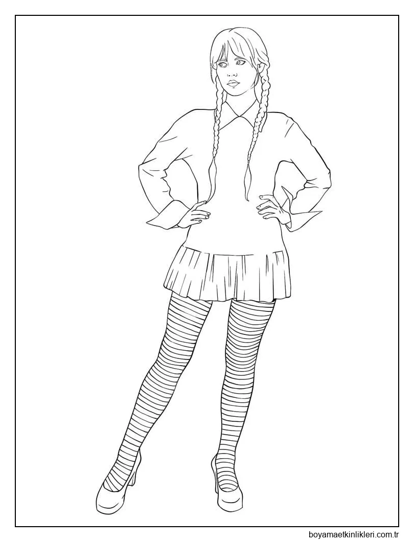 Wednesday Addams Ayakta